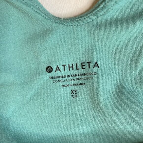 Athleta Cornflower Tea Blue Conscious Cropped Tank Top - Picture 8 of 8
